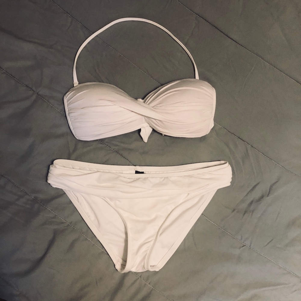 LA BLANCA 😍 Honeymoon White Bikini Set